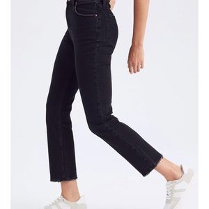 NWT Abercrombie ultra high rise ankle straight